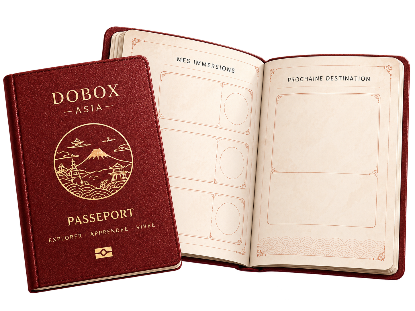 Passeport DOBOX Asia ouvert